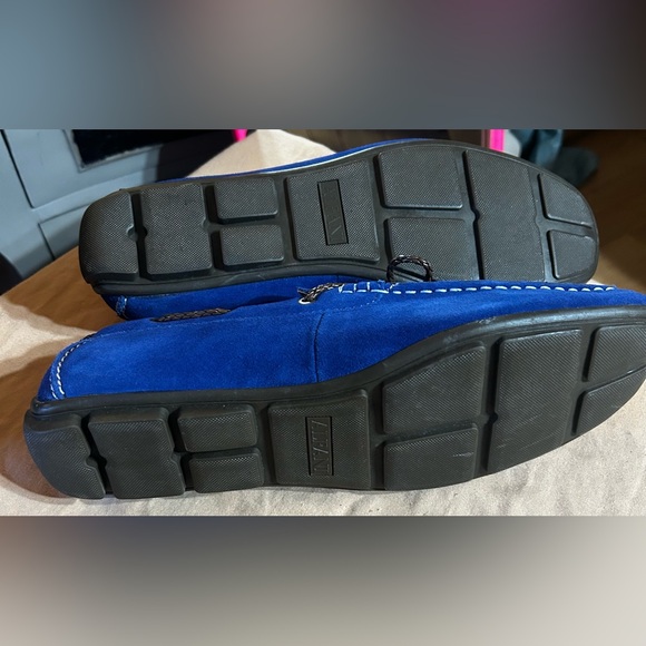 Blue Suede Men's Loafers Alfani men’s 11 *Brand New* - Picture 8 of 9
